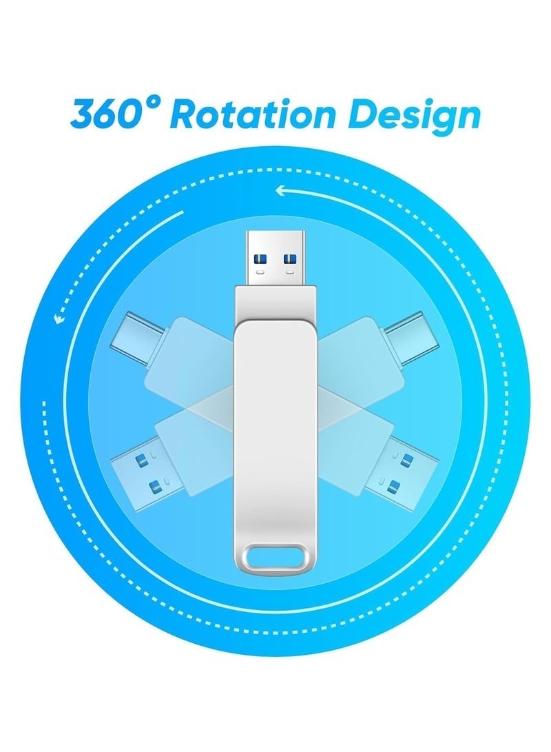 general Flash Drive 2TB Usb 3.0 Memory Stick Thumb Drive Usb Photo Storage Memory Stick External Storage Compatible Compatible With Iphone Android Laptops and Tablets - Image 3