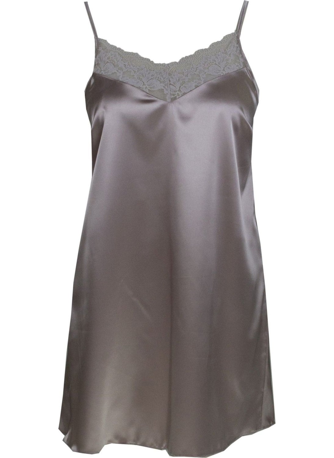 Magic Form - 87430 Women's Rose Crepe Satin Lace Nightgown - Image 1