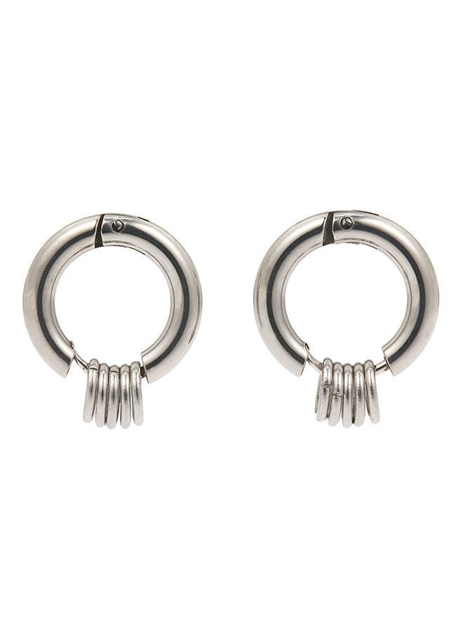 NIBEMINENT Stainless Steel Hoop Earrings  - Image 1