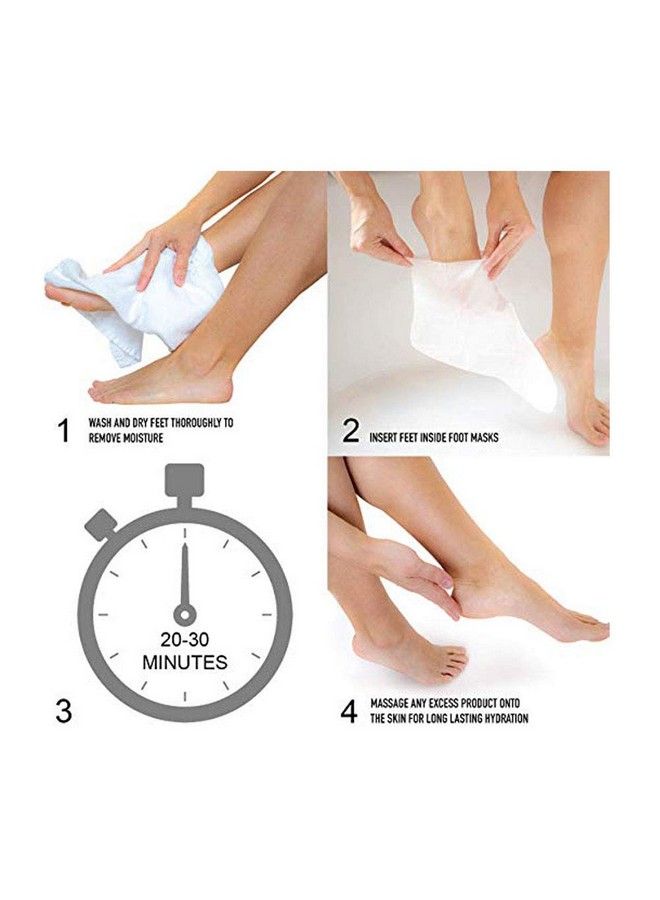 CALA Pure Radiance By Cala Moisturizing Foot Masks 3 Pairs. - Image 5