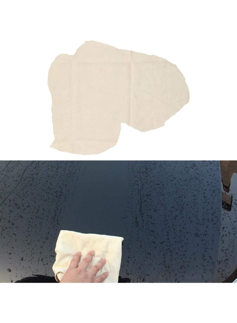 2-Pack 60x40cm Super Absorbent Chamois Car Towels - Image 1