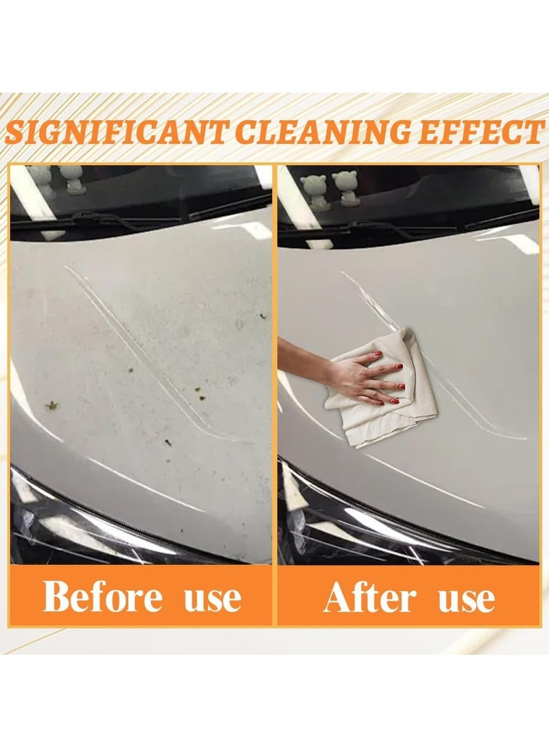 2-Pack 60x40cm Super Absorbent Chamois Car Towels - Image 4