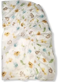 Bebek Özel Baby Special 100% Cotton Baby and Kids Fitted Sheet Cute Animal Patterned 70 x 140 cm  - Image 3