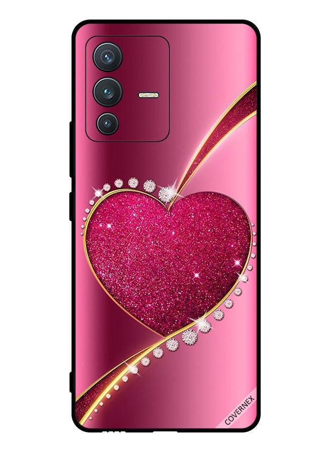 Covernex Protective Case Cover For vivo S12 Diamond Glitter Heart - Image 1