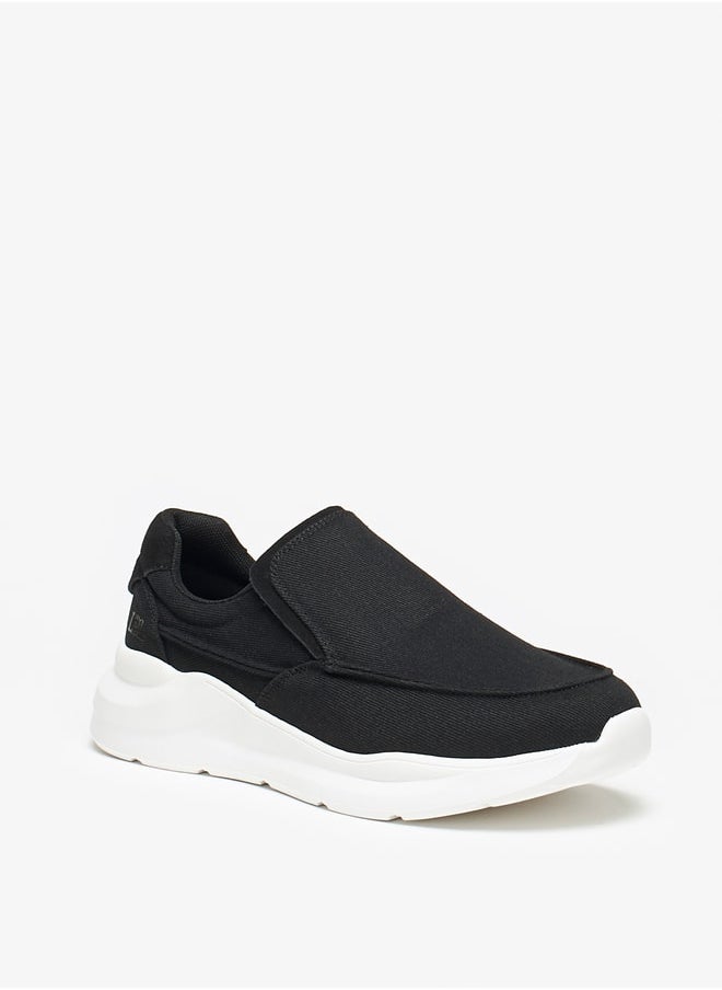 LBL by Shoexpress Solid Low Ankle Slip-On Sports Shoes  - Image 1