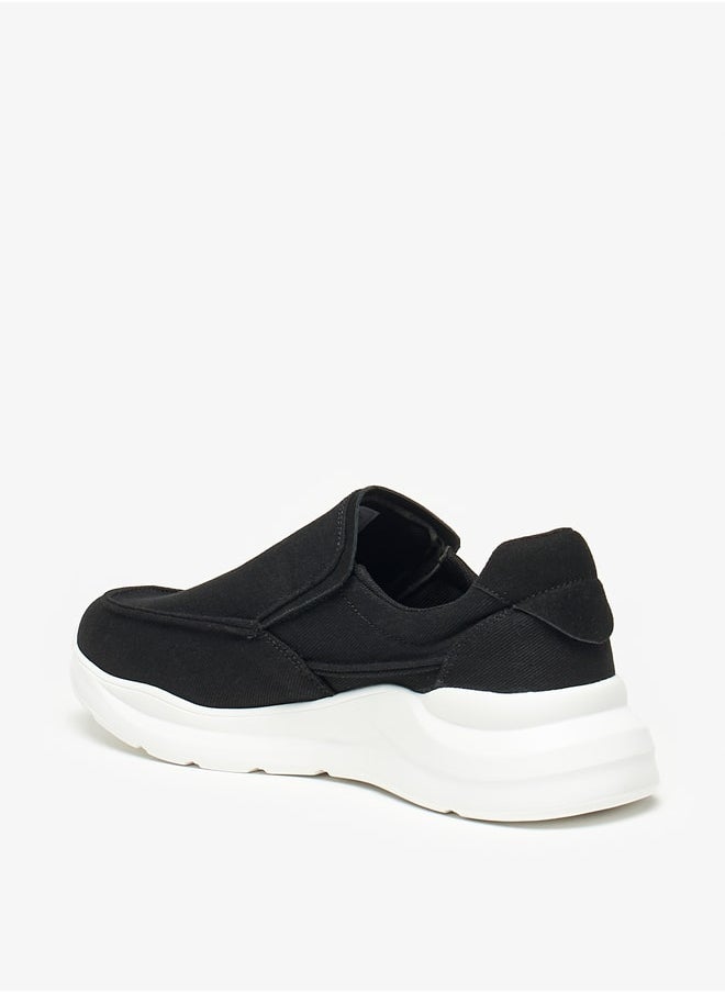 LBL by Shoexpress Solid Low Ankle Slip-On Sports Shoes  - Image 2