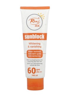 Rivaj Sunblock Whitening & Vanishing 100ml