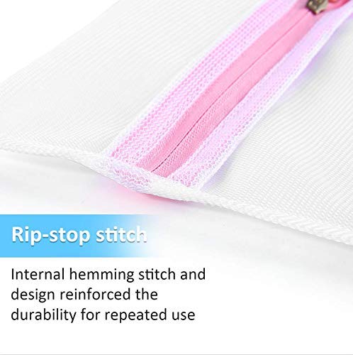 BESTOTTAM 7Pcs Mesh Laundry Bags for Delicates Zipper Travel Storage Organize Bag Clothing Washing Bags for Laundry Blouse Bra Hosiery Stocking Underwear Lingerie - Image 3