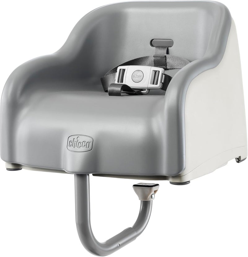Chicco Cinch Clamping Booster Seat with Quick Set Up and Easy-to-Clean Removable Cushion - Mocha/Grey - Image 1