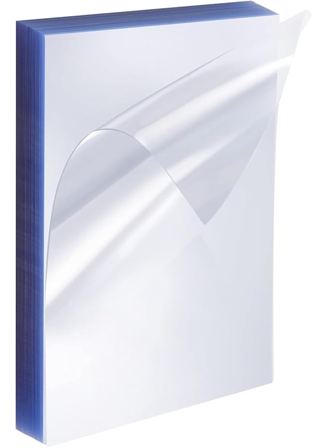 إيروريكس 100 عبوة من أغلفة العروض التقديمية الشفافة لتجليد الخطابات بحجم 10 مل من أوراق البلاستيك للتقارير والعروض التقديمية والجوائز والكتب مقاس 8.5 × 11 بوصة - Image 1