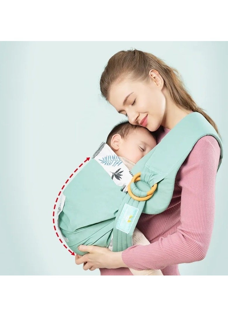 MIXDE - Baby Wraps Carrier Infants Wrap Ring Sling and Nursing Cover for Toddler 0-36 Month, Soft & Comfortable, Perfect Gift - Image 1