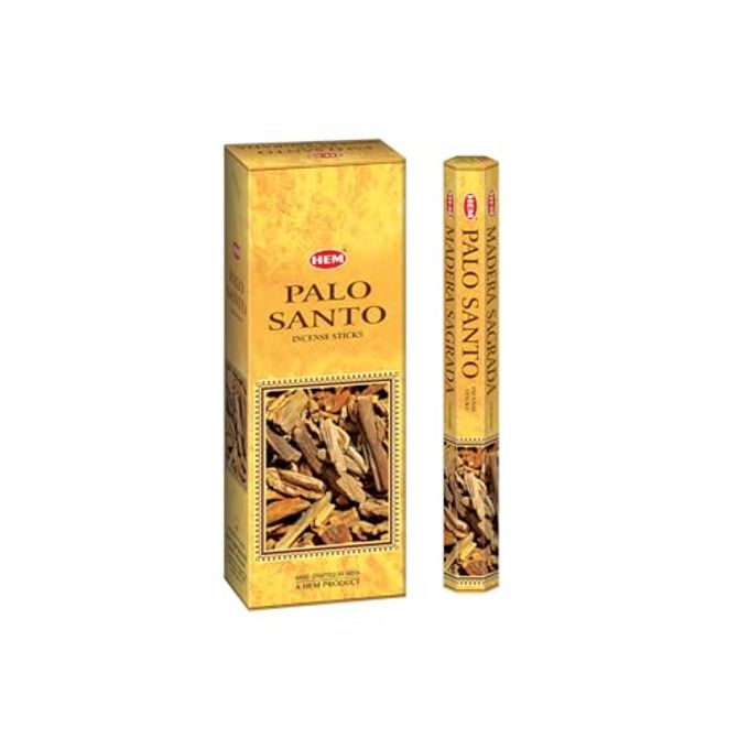 HEM Palo Santo Incense Sticks  (120 Sticks, 6 Boxes Inside) 9 Inches Long,| Aromatherapy | Long-Lasting Relaxation & Meditation | Calming & Cleansing Incense for Home, Yoga & Spiritual Use. - Image 1