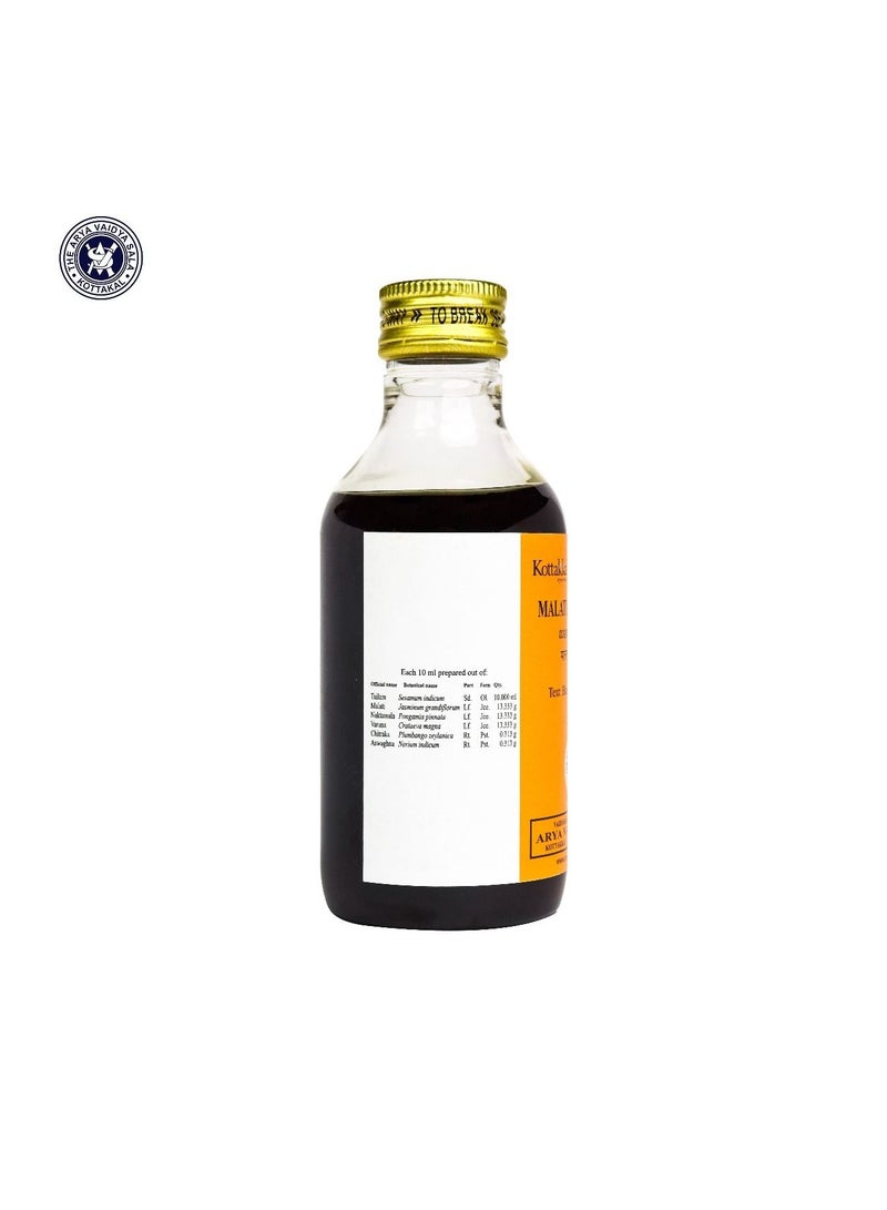 Kottakkal Ayurveda Malathyadi Tailam 200mll - Image 2