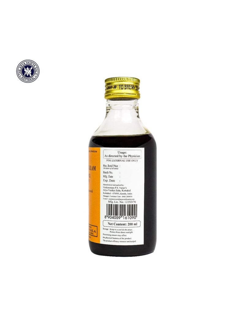 Kottakkal Ayurveda Malathyadi Tailam 200mll - Image 3