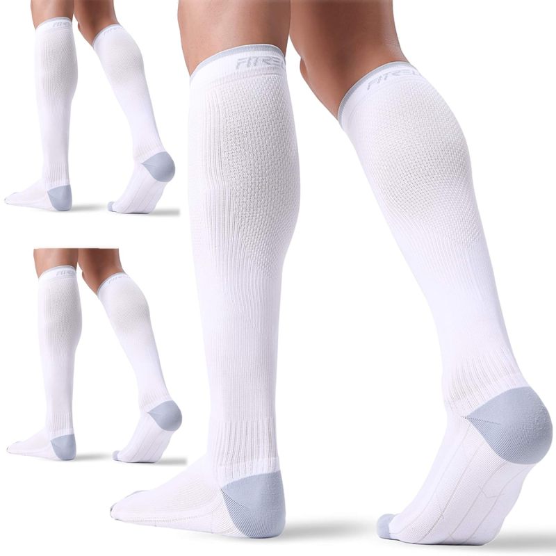 Compression Socks: 20-30 MmHg, Moisture-wicking Material, Non-slip Design - Circulation Support Socks for Athletic Running Travel Home Use - Image 1