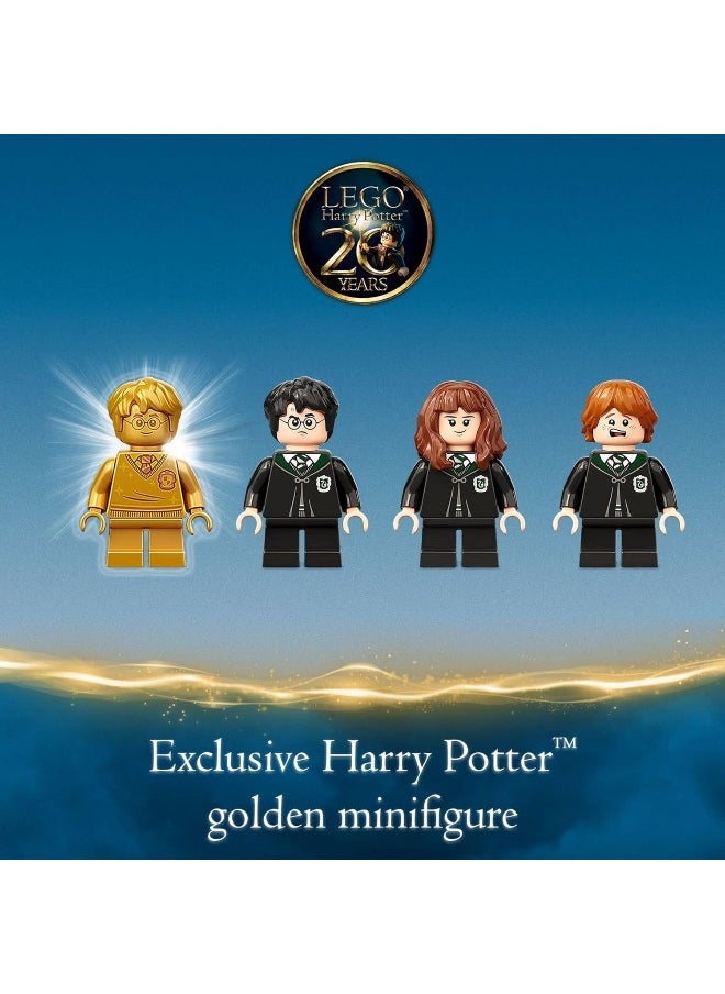 LEGO - LEGO Harry Potter Hogwarts: Polyjuice Potion Mistake 76386 Bathroom Building Kit with Minifigure Transformations; New 2021 (217 Pieces) - Image 1