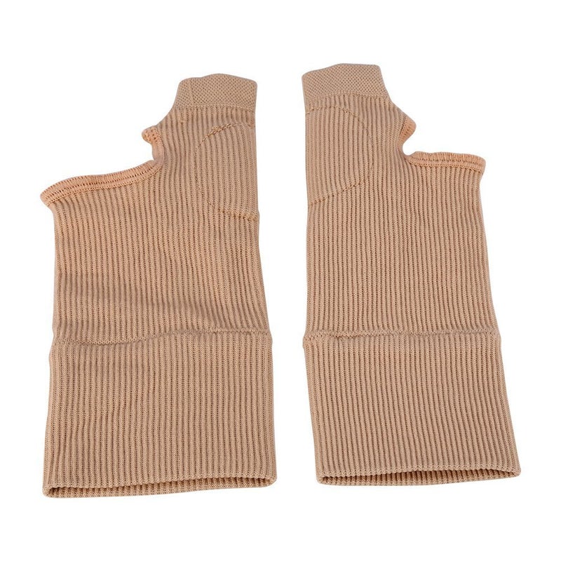 klarako Gel Compression Gloves, 2 Pair Orthese Elastique Main Silicone Thumb Brace Artist Wrist Support Gloves Gel Silicone Hand Wrist Support Brace thumb wrist compression gloves Ideal Hand Wrist Support - Image 3
