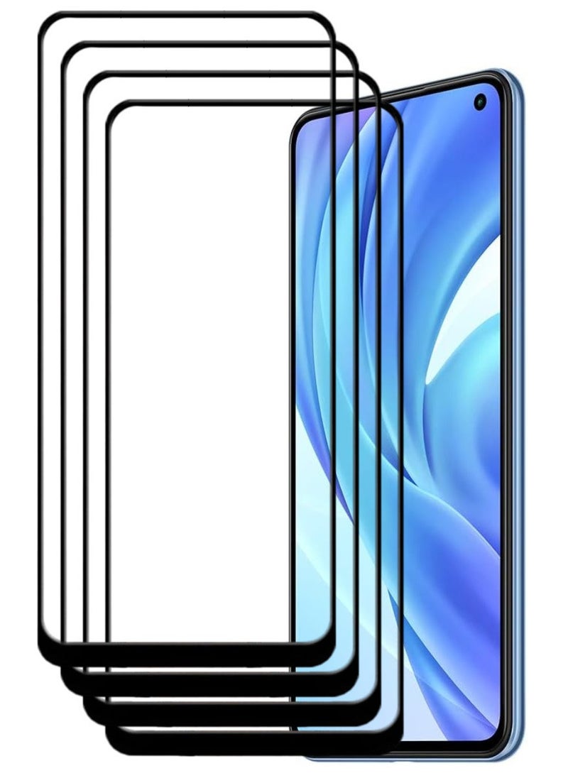 ACLIX 4 Pieces Antistatic ESD Dustproof Premium Quality High Definition Tempered Glass Screen Protector Designed For Xiaomi Mi 11 Lite - Image 1