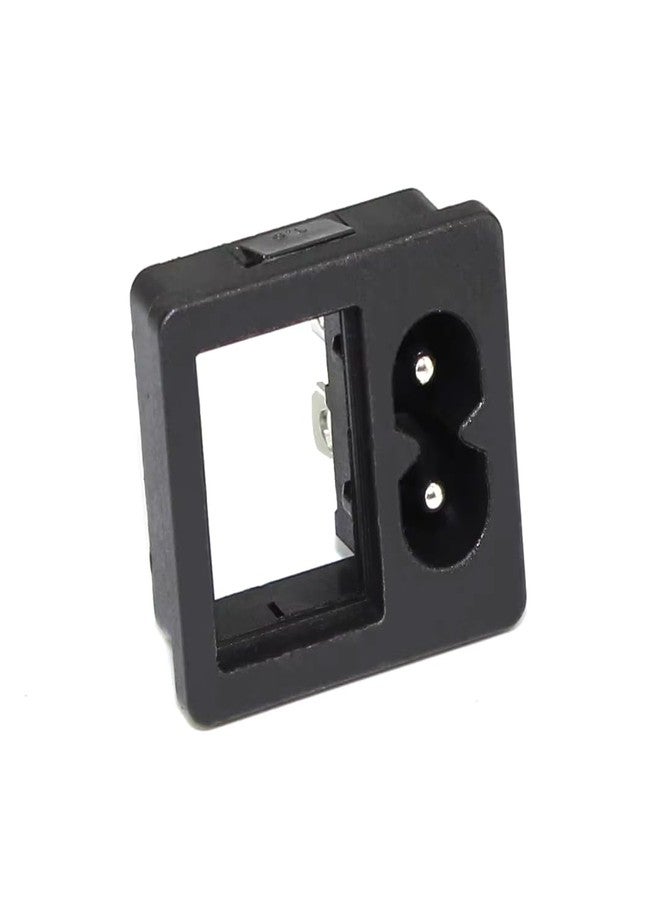 CentIoT - IEC320 C8 Power Cord Inlet Socket Receptacle - ON-Off 4PIN DPST Rocker Switch (Black) - Image 5