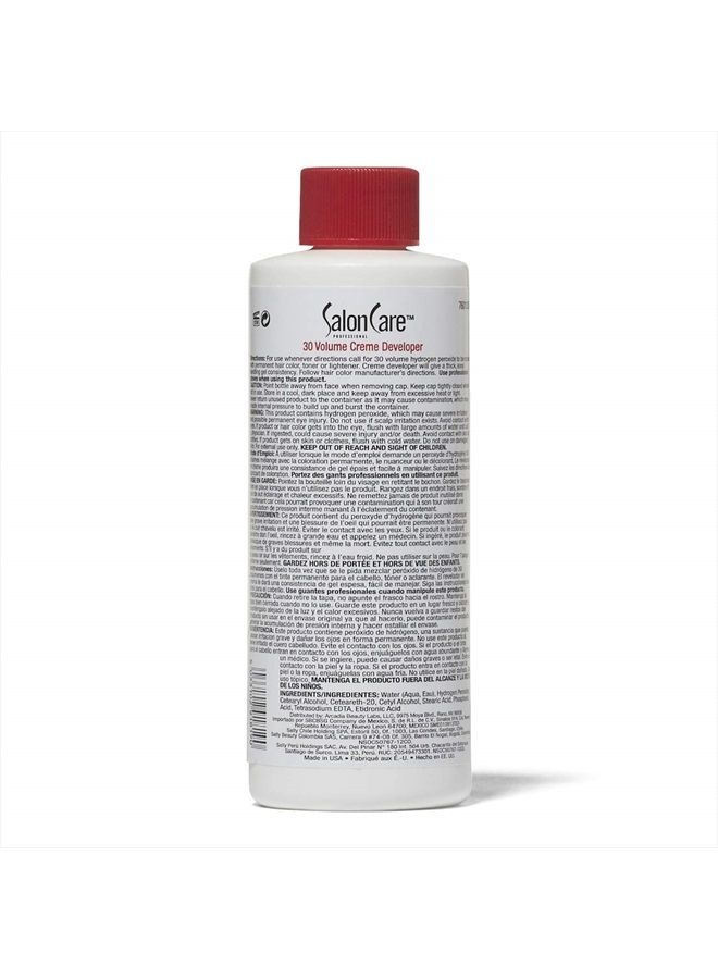 Salon Care 30 Volume Creme Developer - Image 3