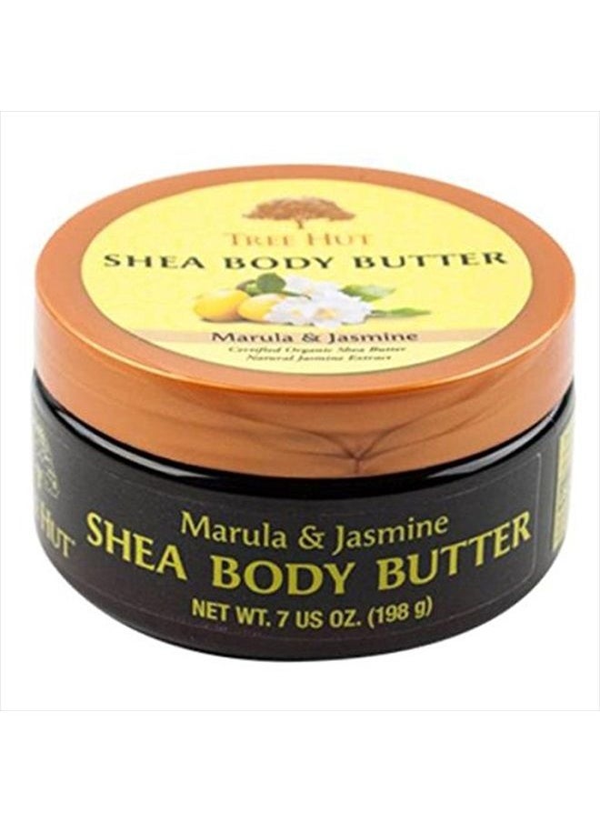 Tree Hut - Shea Body Butter, Marula/Jasmine, 7 Ounce (Pack of 3) - Image 1
