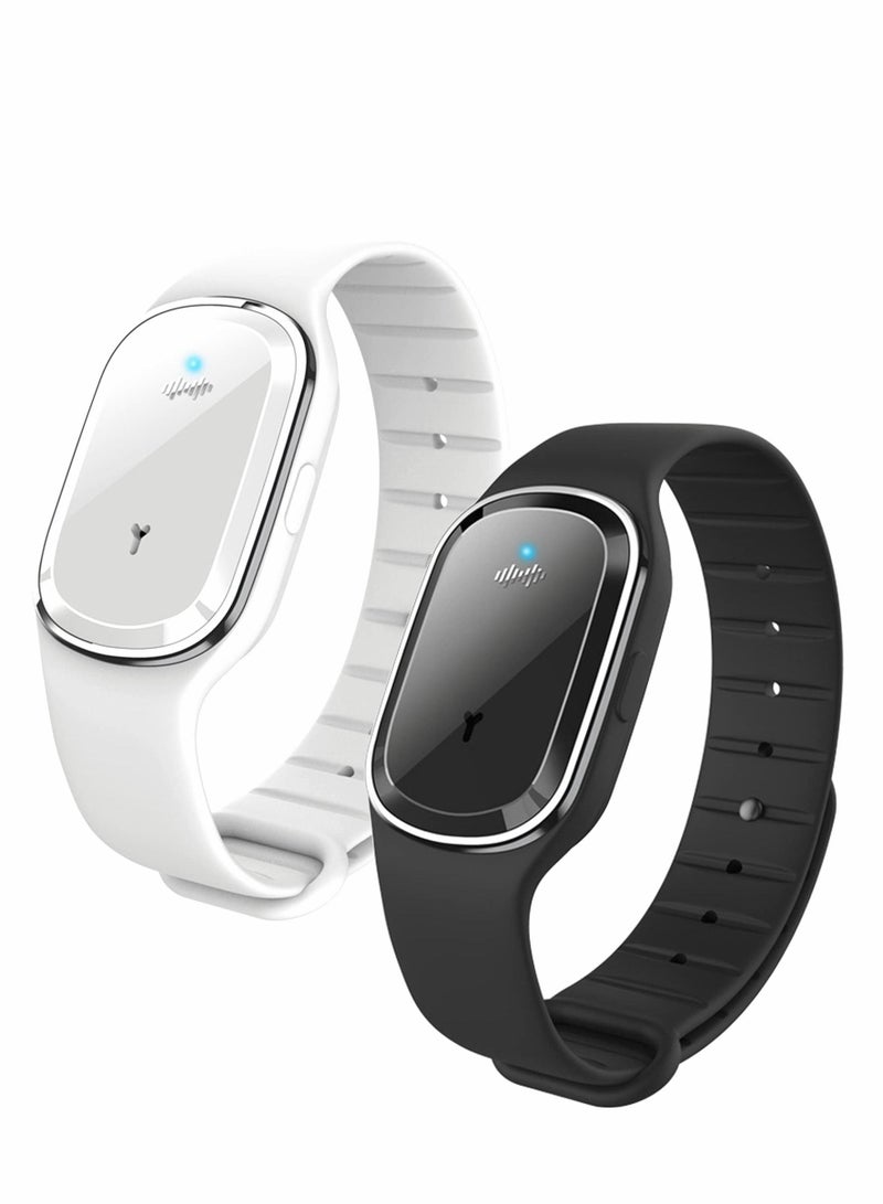 Excefore Ultrasonic Mosquito Repellent Watch, Electronic with USB Charging Waterproof Portable Smart Anti Mosquito Bracelet - Image 1