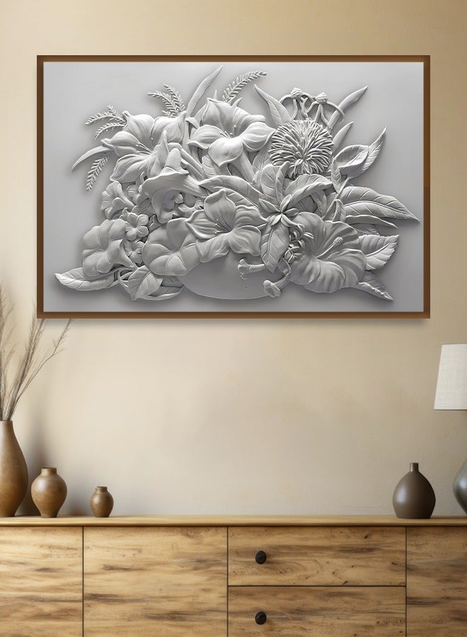 4gdran Canvas Wall Art For Wall Decoration Abstract Design With A Hollow Frame Size 120x80cm One Piece  - Image 4