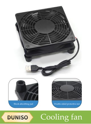 Usb Cooling Fan, Radiator Base, Industrial Control Host Power Distribution Cabinet Bracket, Suitable For Router Rack Diy Audio And Video Network Cabinet Server Cooling Engineering And Equipment Workstation Mining Machine Laptop Cooling Fan Bracket (Single Fan) - pzsku/ZF19B2E0278061FC0092EZ/45/1745541719/5d3a2aaf-10a7-4fa2-a70e-32befae7febb
