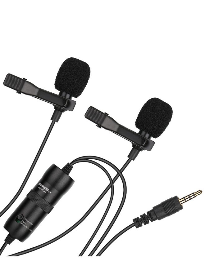 Sharpdo Lavalier Single-Driver Dual Recording Telephone Microphone - Image 1