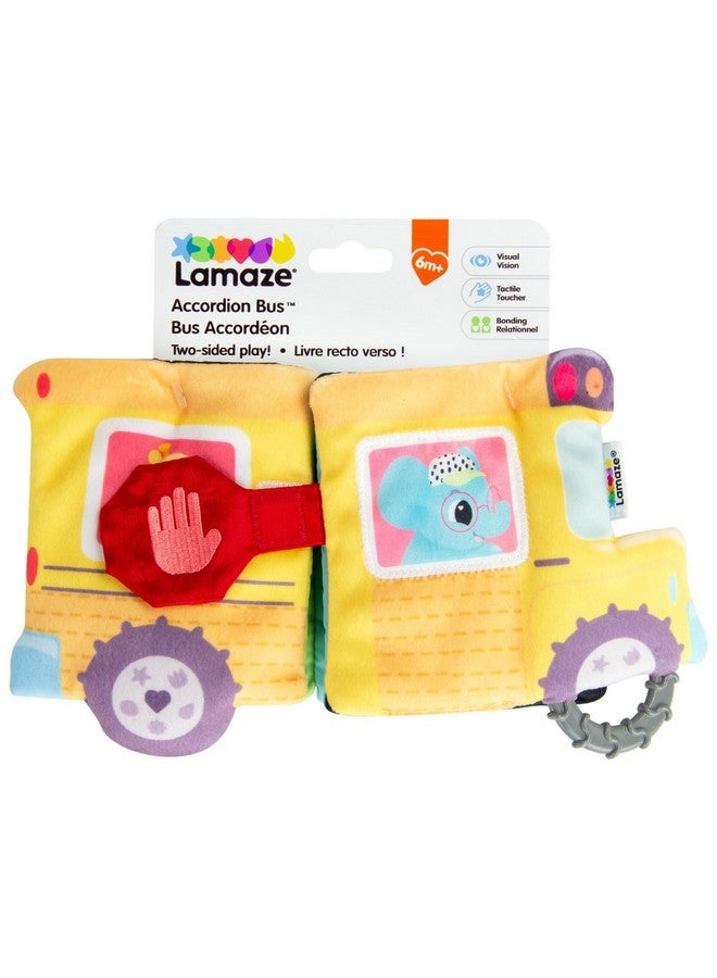 Lamaze Accordion Bus On-The-Go Baby Playmat - Includes Pictures, Baby Mirror - Crinkle Books for Babies - Developmental and Sensory Toys for Infants - Ages 6 Months and Up - Image 1