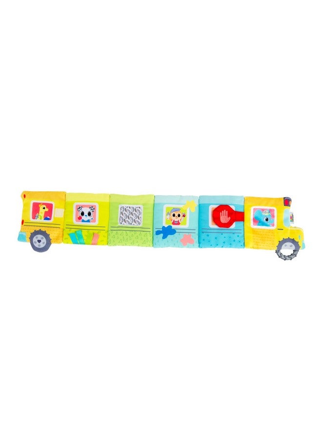 Lamaze Accordion Bus On-The-Go Baby Playmat - Includes Pictures, Baby Mirror - Crinkle Books for Babies - Developmental and Sensory Toys for Infants - Ages 6 Months and Up - Image 3