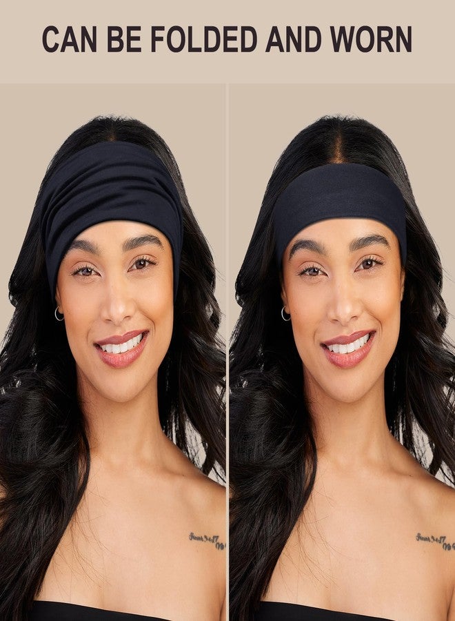 DiyJibb Headbands for Women Wide Hair Bands Workout Headbands For Women Cloth Womens Headbands Headband Set Head Bands For Women's Hair - 7 Pack - Image 3