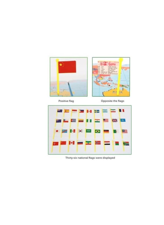 Safwa Toys - Children's toy, W57-7 map of country flags from Al Safwa Toys - Image 1