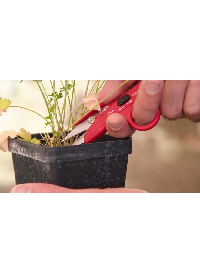 Corona FS 4110 Hydroponic Finger Micro Snips, Red - Image 2