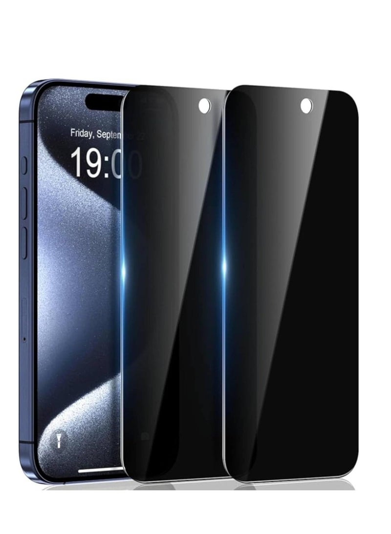 ELTRAZONE ELTRAZONE Privacy Screen Protector Compatible with iPhone 15 Pro Max/15 Plus 6.7", Full Coverage Anti-Spy Tempered Glass Film 9H Upgrade Edge Protection Easy Installation BubbleFree for iPhone 15 Pro Max