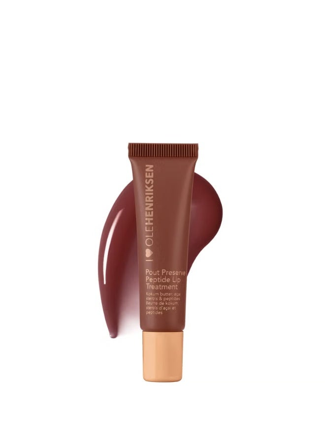OLE HENRIKSEN Cocoa Creme Pout Preserve Peptide Lip Treatment 12ml - Image 1