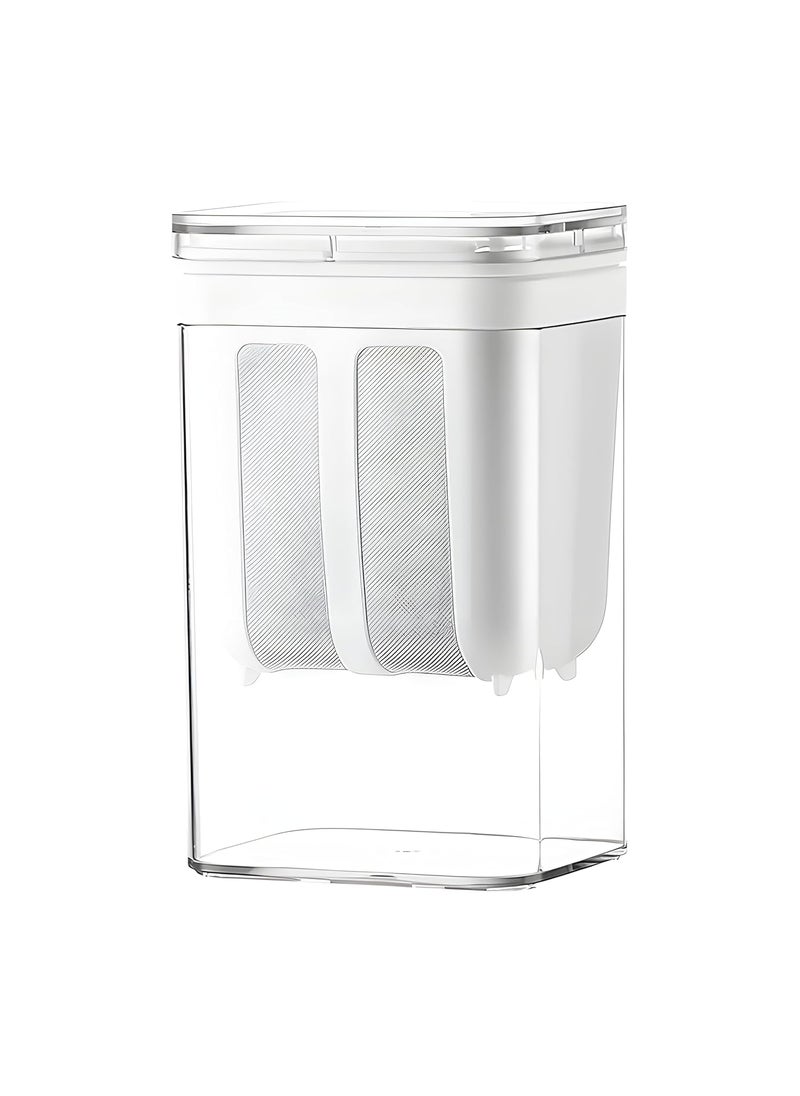 SHRISELL - Greek Yogurt Curd Maker 1100ml Fine Mesh Strainer with Lid Multifunctional Yoghurt Filter Curd Maker for Home Whey Separator Perfect for Homemade Yogurt Curd Cheese More - Image 1
