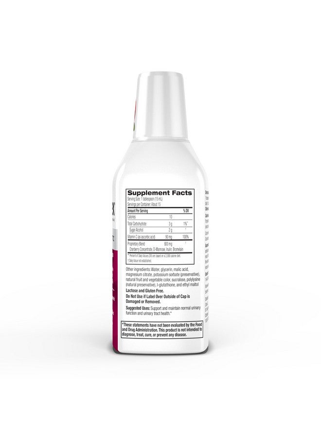 Cystex UTI Support & Urinary Health Supplement - Sugar-Free Cranberry Prebiotic with D-Mannose, Vitamin C & Bromelain for UTI Protection & Maintenance - Liquid Formula for Men & Women, (7.6 oz) - Image 5