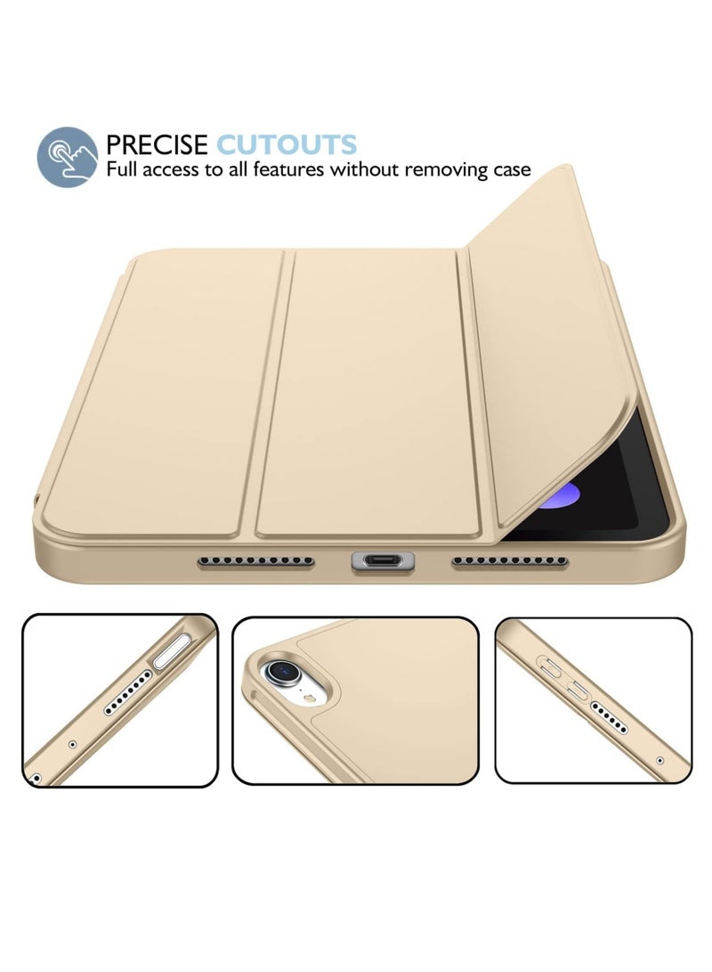 ELTRAZONE NEW Smart Case with Pencil Holder for iPad Mini 7 – Trifold Stand, Soft TPU Back, Auto Wake/Sleep, Dust Proof, Anti-Fingerprint, Heavy Duty Protection – Stylish & Durable Case for iPad Mini 7 - Image 2