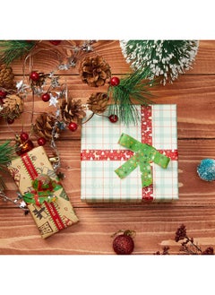 Mtlee 24 Rolls Christmas Washi Tape Gold Foil Decorative Washi Tape 15 Mm Wide Christmas Masking Tape For Holiday Decorations Scrapbooking Journal Supplies Arts Crafts (Classic Style)  - Image 3