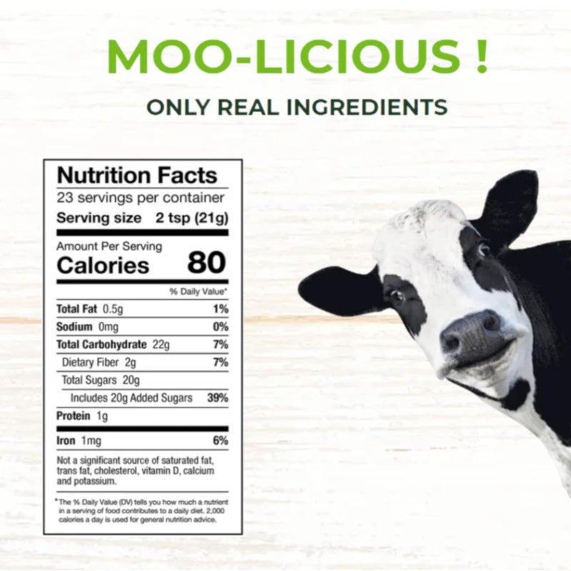 Sillycow Farms Hot Chocolate Mix Truffle Flavor | Vegan, Nut Free Certified Quality Cocoa Powder | Gluten-Free, Non-GMO & Dairy-Free | Reusable Packaging | 16.9 Oz Reusable Glass Bottle - Pack of 1 - Image 2