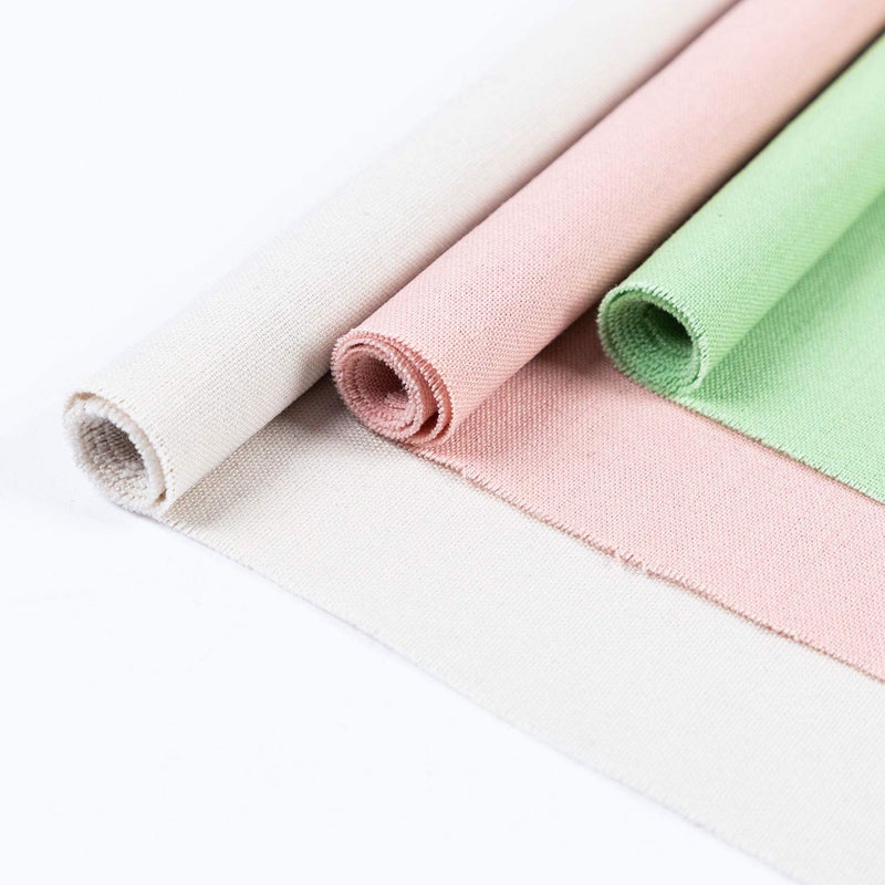 BERYA 6 Pcs Linen Needlework Fabric, Square Embroidery Fabric 9 Colors Stitch Cloth for Garment Crafts and Decoration Embroidery Project - Image 3