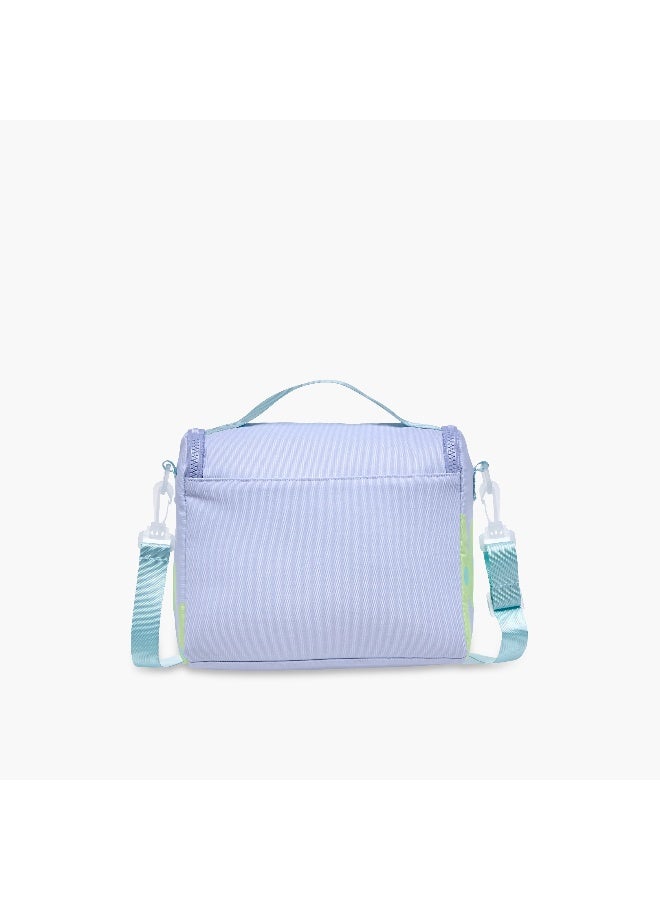 MARSHMALLOW Lunch/Cooler Bag-Petals-1 Cmprt-Girls- (Polyester) Blue \ 21X21X10 - Image 3