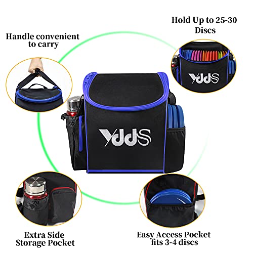 GOOSO Disc Golf Set with Bag - 12 PCS Flying Disc Golf Discs for Beginner with Putter, Midrange, Driver | Portable Disc Golf Backpack Holds 28+ Discs Free Stand Bag Design for Convenient Use - Image 4