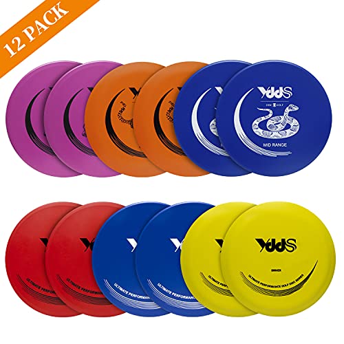 GOOSO Disc Golf Set with Bag - 12 PCS Flying Disc Golf Discs for Beginner with Putter, Midrange, Driver | Portable Disc Golf Backpack Holds 28+ Discs Free Stand Bag Design for Convenient Use - Image 3