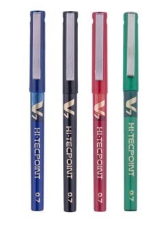 4-Piece Hi-tecpoint V5 Fine Rollerball Pen Multicolour - pzsku/ZF19BCFE04691241A4B71Z/45/_/1662379022/d09a3d8e-8c56-4fe3-9dcd-9045d8c83735