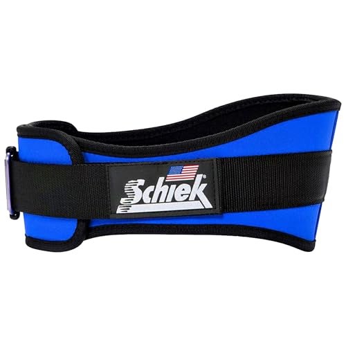 Schiek Sports 2006 Nylon 6 Inches Weight Lifting Belt Support Belt for Power Lifting Long Lasting Royal Blue - Image 1