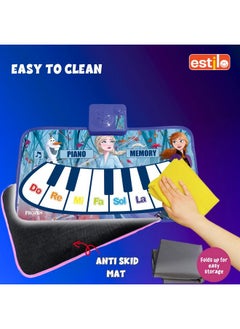Estilo Estilo Floor Piano Mat for Kids & Toddlers | Baby Playing Mat with Music 11 Keys | Musical Toy Gift for Boys & Girls Age for 1-6 | Engaging Keyboard for Toddlers (Frozen)  - Image 4