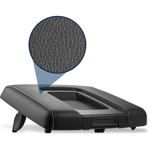 Dimeani Center Console Lid Armrest Lid Arm Rest Cover Compatible with Chevrolet Silverado Chevy Tahoe Suburban GMC Sierra Yukon XL Cadillac Escalade 2014 2015 2016 2017 2018 2019 2020 Replace 22881398 - Image 4