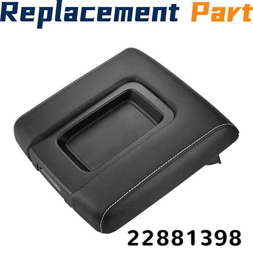 Dimeani Center Console Lid Armrest Lid Arm Rest Cover Compatible with Chevrolet Silverado Chevy Tahoe Suburban GMC Sierra Yukon XL Cadillac Escalade 2014 2015 2016 2017 2018 2019 2020 Replace 22881398 - Image 5